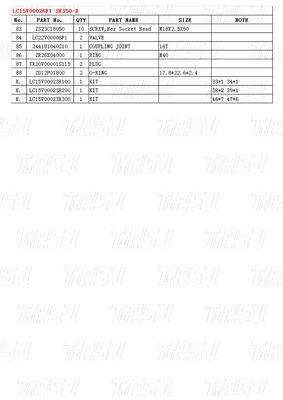 Warna Hitam LC15V00026F1 SK350-8 Excavator Final Drive Catalog Parts for Performance