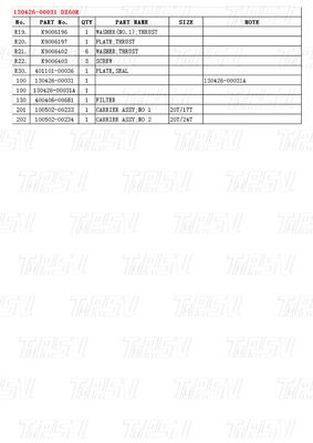 130426-00031 DX60R Excavator Swing Drive Catalogue Hitam Warna Pabrik Hydraulic Swing Motor Motor Drive