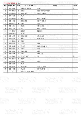 Excavator Swing Travel Drive Hydraulic Motor Planetary Reducer Final Drive Untuk Crane