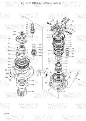 Multifungsi Steel Excavator Swing Travel Drive Motor Hidraulik