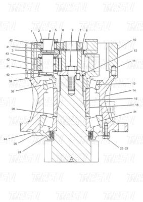 Bolt On Hydraulic Excavator Swing Drive Catalog untuk Rotasi yang lancar