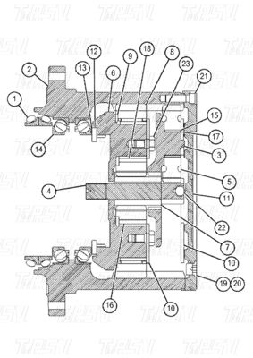 Bolt Disesuaikan Pada Excavator Catalog Drive Hidraulik Dengan Reducer Planet