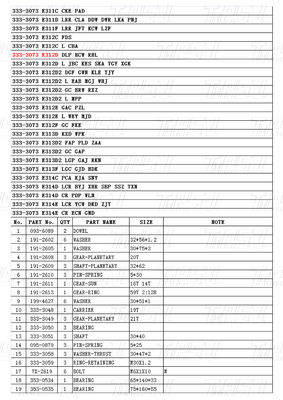 Heavy Duty Black Excavator Swing Drive Catalog Untuk Berbagai Model OEM