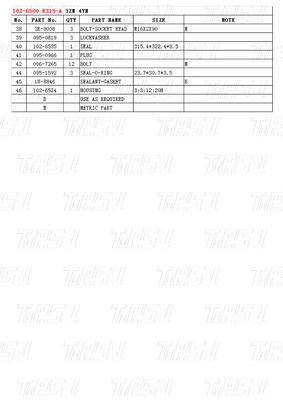 102-6500 E315-A Excavator Travel Drive Catalog Bolt-on In Stock Hitam Warna pabrik