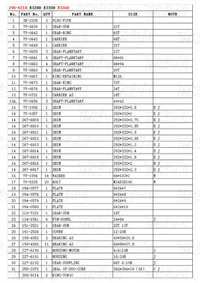 Hidraulik 296-6218 E336D Excavator Travel Drives Catalog untuk Excavator dengan baut pada instalasi