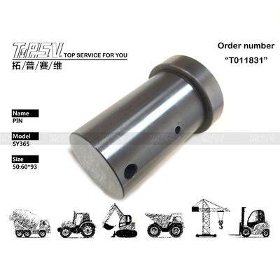Baja yang diobati panas CLG936 Excavator Swing 2 Stage Gear Pin Hitam