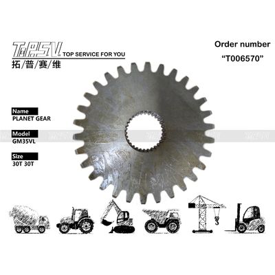 Hitam 133593 SOLAR220 Excavator Travel Planet Gear Reducer Gear Bagian