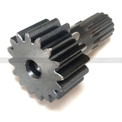 TZ263B1006-01 Hitam GM18VL Excavator Travel Sun Gear View Image Dengan Penggerak Motor Hidraulik Dalam Warna Hitam
