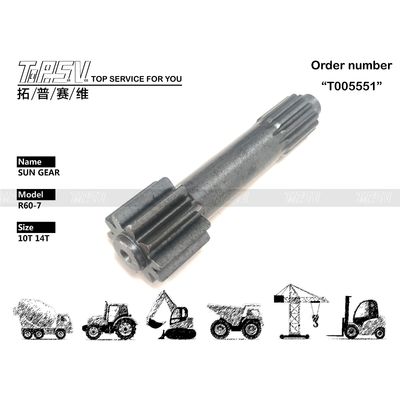 XKAY-00404 Warna Hitam R60-7 Excavator Travel 1 Stage Sun Gear Hydraulic Motor Drive Kompatibilitas Kompatibel dengan Berbagai Excavator