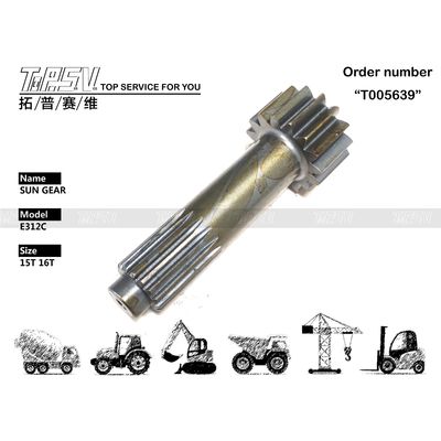 191-2624 E312C Excavator Travel 1 Stage Sun Gear Gearbox Dari Dengan Kapasitas Torsi Tinggi