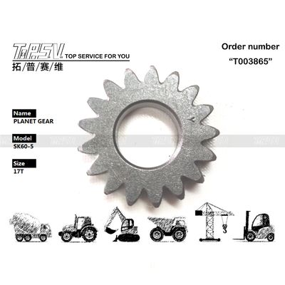 Pengemasan Transportasi SK60-5 Excavator Swing 1 Stage Planetary Gear Untuk Mesin Konstruksi Bahan Baja