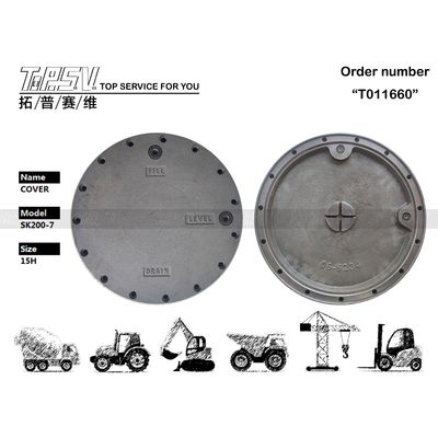 YN53D00008S001 Penggerak Motor Hidraulik SK200-7 Excavator Final Drive Cover Gear Box Untuk Transmisi Daya Optimal