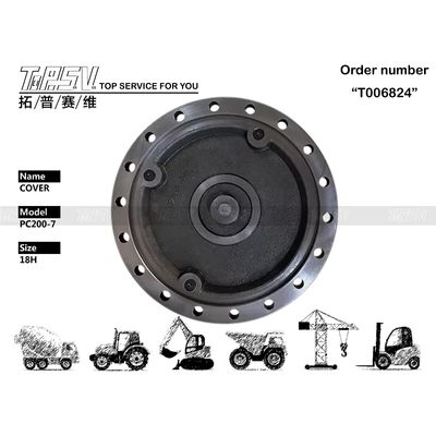 20Y-27-31230 Baja presisi tinggi PC200-7 Excavator Final Drive Cover Dengan Kinerja Pengolahan Panas