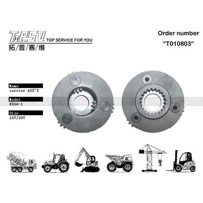 Planet Reducer EX60-1 Excavator Swing 1 Stage Carrier Assy Gears Ideal Untuk Pengemasan Transportasi Tas