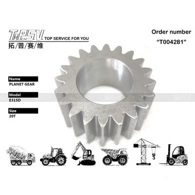 199-4625 Bahan baja E315D Excavator Swing 2 Stage Planetary Gear Precision Casting atau Forging Technique