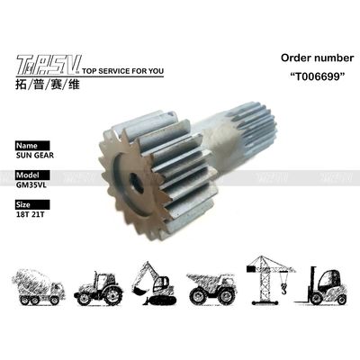 Customisable GM35VL Excavator Travel Sun Gear Box Untuk Mesin Repair Shop Baja