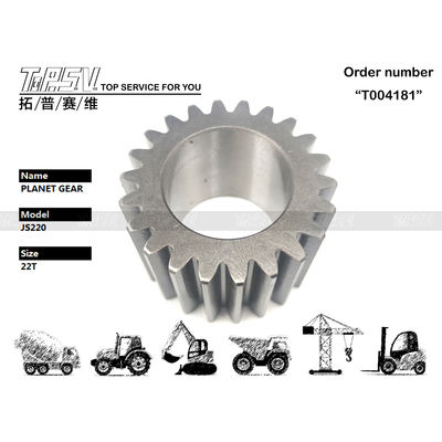 Penggerak Motor Hidraulik JS200 Excavator Swing 2 Stage Planet Gear Reducer Bagian Gear untuk tingkat kebisingan rendah dan tahan lama