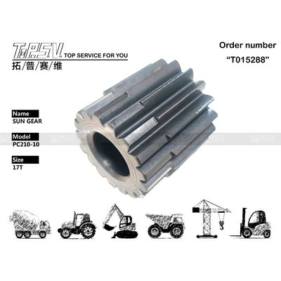 Asal PC210-10 Excavator Travel 2 Stage Sun Gear untuk Mesin Excavator yang digunakan Digunakan
