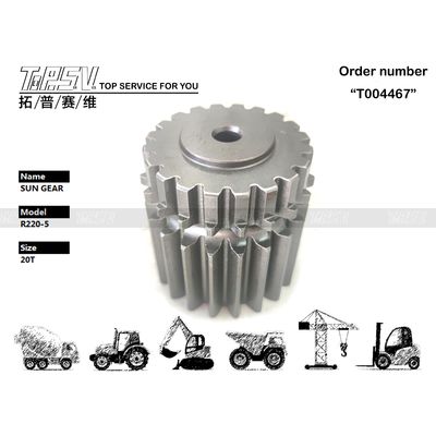 XKAQ-00011 Pemasangan tanpa usaha R220-5 Excavator Swing 2 Stage Sun Gear Box untuk Kinerja Optimal