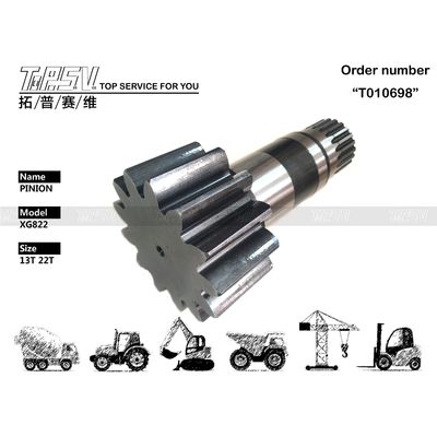 XG822 EXCAVATOR Swing Pinion Spare Parts Elektronik Bagian untuk Mesin Baja bengkel perbaikan komponen penting
