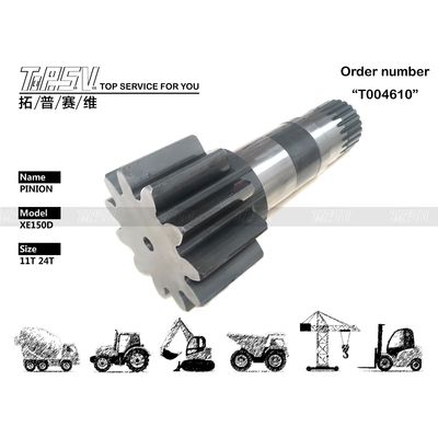 Instalasi Gear Meshing SY135C Excavator Swing Pinion Reducer Bagian Ketersediaan Pengolahan panas