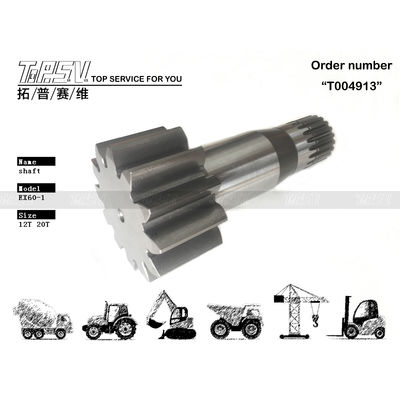 Energy Mining 2023206 EX60-1 Excavator Swing Pinion Drive Parts dalam warna hitam untuk kinerja