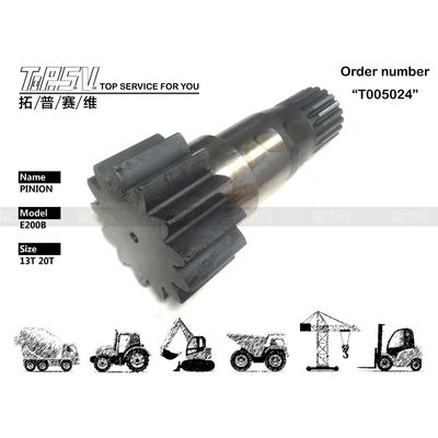 7Y-1775 Gear Mesh Installation lainnya E200B Excavator Swing Pinion Reducer Bagian dengan daya tahan tinggi