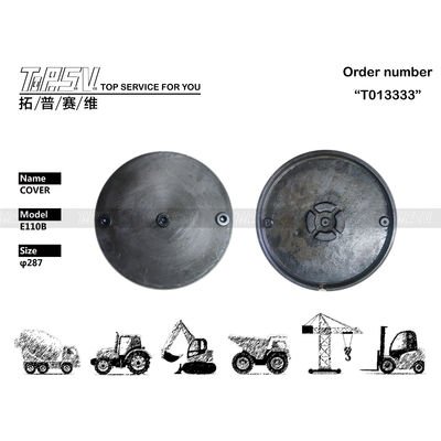 1R-5469 Hitam Warna E110B Excavator Final Drive Cover untuk merek dan model Hyundai yang kompatibel Daya tahan tinggi