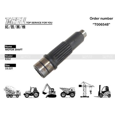 1R-5862 Ketahanan tinggi dan tahan lama E312 Excavator Travel Motor Shaft dengan Transport Packaging Dealed Bag