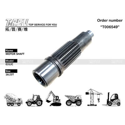 XJDG-00029 194-8280 Presisi tinggi E312C Excavator Travel Motor Shaft untuk Sistem Transmisi Excavator Ukuran Kemasan Tergantung pada Jenis Kemasan