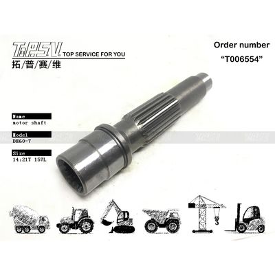 XKAY-00565 Hitam Lainnya R60-7 Excavator Travel Motor Shaft View Image untuk ketahanan tinggi dalam tugas berat