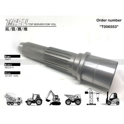 K9007415 Bergantung pada Packing Jenis DX225 Excavator Travel Motor Shaft Untuk daya tahan yang lama