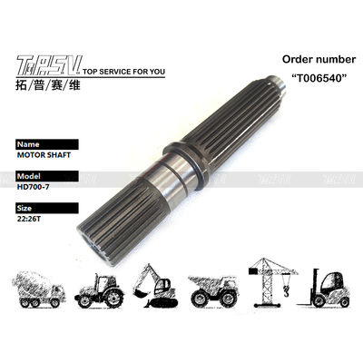 Pompa hidrolik presisi tinggi HD700-7 Excavator Travel Motor Shaft
