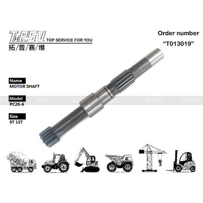 FUHMSH-3-2875 Tas yang Dijual PC20-6 Excavator Travel Motor Shaft Untuk Pemeliharaan Sistem Transmisi Excavator