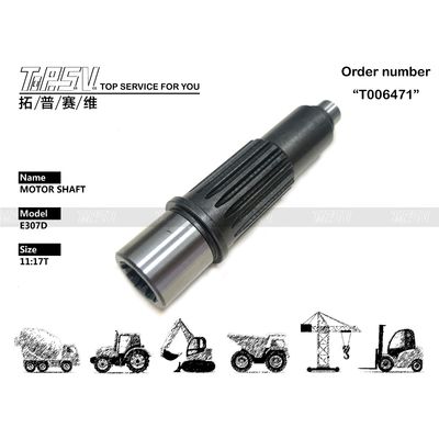 307-4176 Daya tahan tinggi E307C Excavator Travel Motor Shaft Pump Parts with Maintenance and Gear Oil
