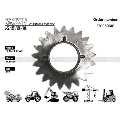 VOE14566421 Ketersediaan EC290D Excavator Travel 2 Stage Planetary Gear dengan Teknik Metal Forging