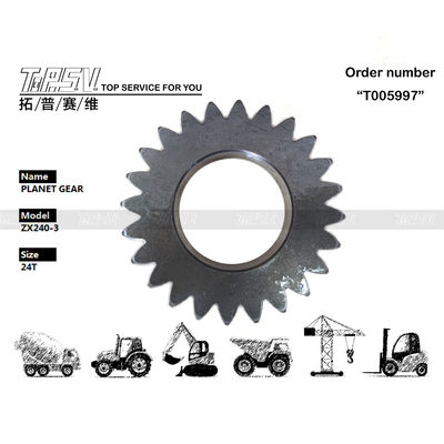 3103052 Gear Meshing Installation ZX240-3 Excavator Travel 2 Stage Planetary Gear dengan bahan baja dan jumlah gigi yang optimal