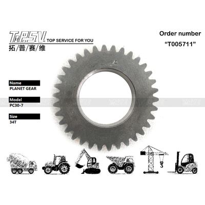 FUFRP-1159-07 Stabil PC30-7 Excavator Travel 1 Stage Planet Gear Motor Hitam Warna Panjang