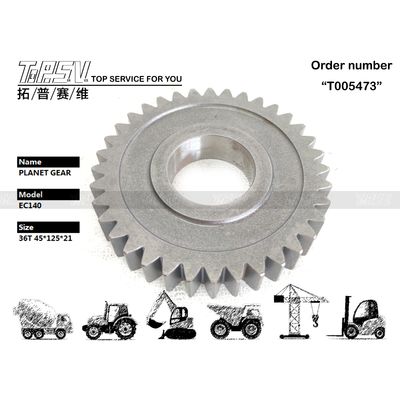 XKAH-01220 Hidraulik Motor Drive EC140 Excavator Travel 1 Stage Planet Reducer Bagian Gear untuk Peralatan Konstruksi