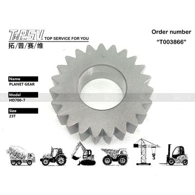Stabil HD700-7 Excavator Swing 1 Stage Planet Gear Box Gear Meshing Instalasi untuk operasi yang lancar