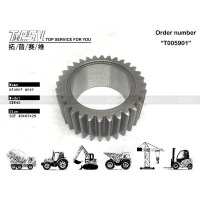 SWE45 Excavator Perjalanan 2 Tahap Planet Reducer Bagian Gear untuk bengkel mesin