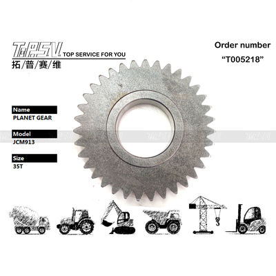 Warna Hitam JCM913 Excavator Travel 1 Tahap Planetary Gear Dengan Perlakuan Panas Dan Teknik Penempaan