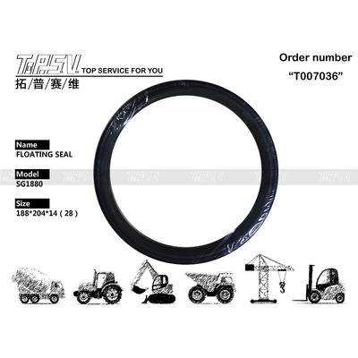 SG1880 ZX60 Excavator Travel Floating Seal Machinery Excavator Hydraulic Seal Kit