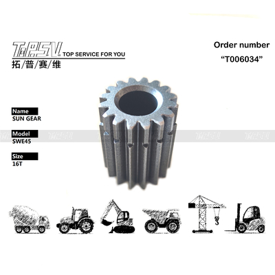 Bagian-bagian motor untuk SWE45 Excavator Travel 2 Stage Sun Gear Transmission System dalam Mesin