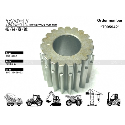 PC120-6 Excavator Travel 2 Stage Sun Gear Drive Motor dalam konstruksi tugas berat