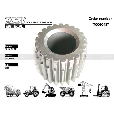 Gigi Matahari 2 Tahap Perjalanan Excavator SK200-7 Presisi Tinggi Mudah Dipasang