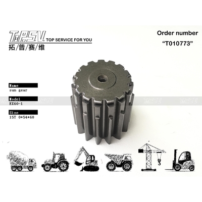 3027146  EX60-1 Excavator Travel 2 Stage Sun Gear Mesin Excavator Swing Gear Box Dengan Planetary Reducer
