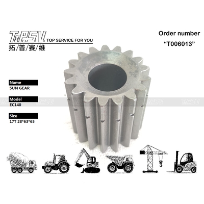 XKAH-01217 Motor Penggerak Gigi Matahari 2 Tahap Perjalanan Excavator EC140B Ketahanan Tinggi Untuk Tugas Berat