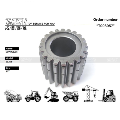 099-0204 E120B Excavator Travel 2 Stage Sun Gear Untuk Mesin