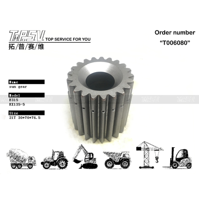 136-2833 Penggerak Motor Hidraulik E315 Excavator Travel 2 Stage Sun Gear Untuk Operasi Mudah